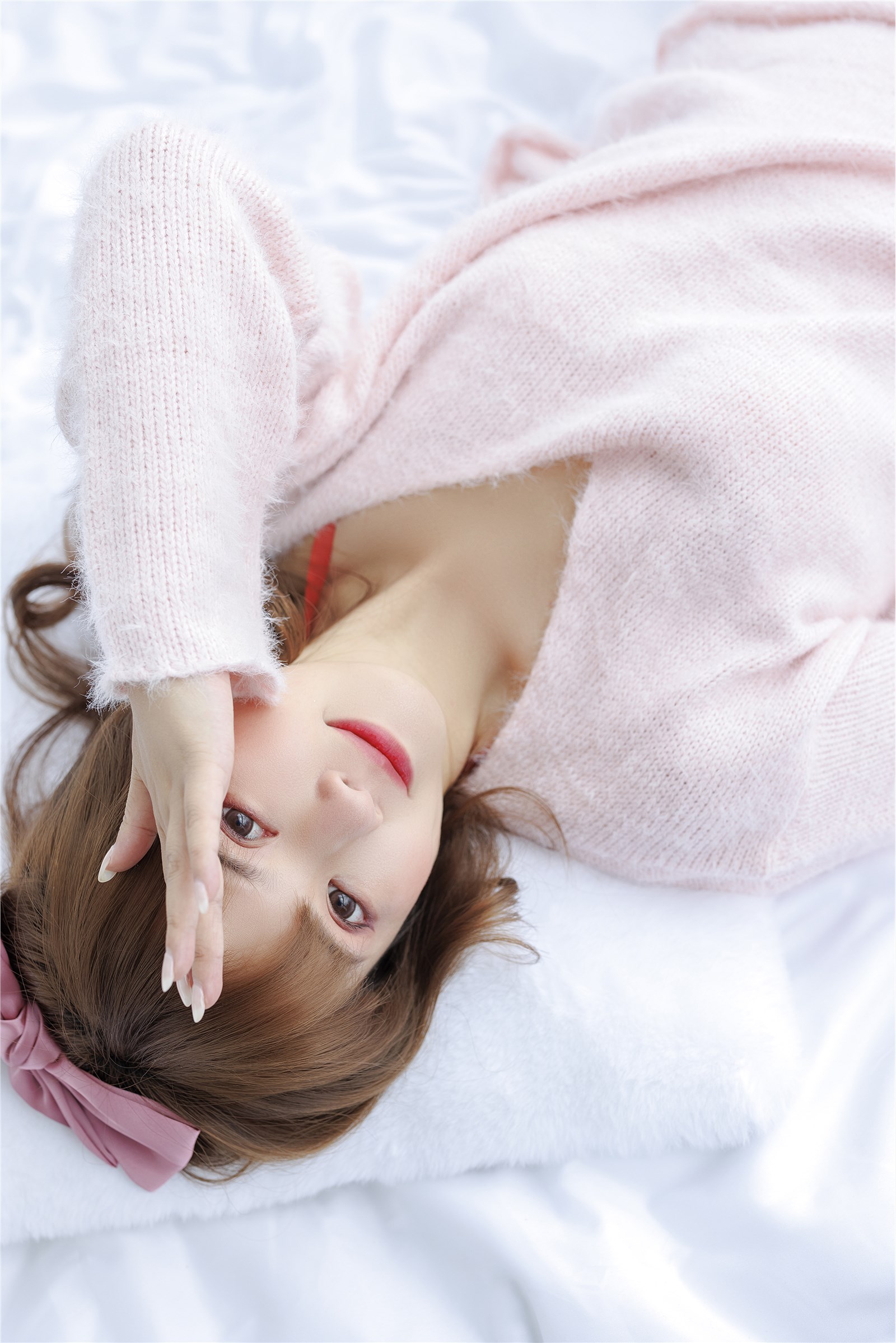002. Zhang Siyun Nice - Internal purchase of watermark free pink sweater(49)